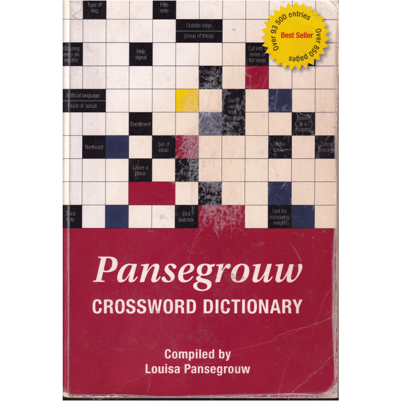 Pansegrouw Crossword Dictionary
