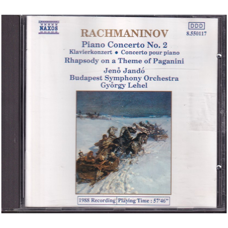 Rachmaninov*, Jenö Jandó, Budapest Symphony Orchestra, György Lehel – Piano Concerto No. 2 • Rhapsody On A Theme Of Paganini