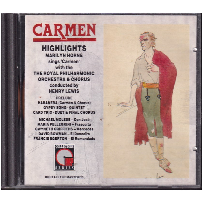 Carmen Highlights - Marilyn Horne, The Royal Philharmonic Orchestra CD