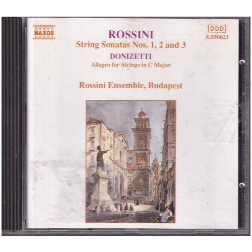 Rossini, Donizetti – String Sonatas Nos. 1, 2 And 3 / Allegro For Strings In C Major CD