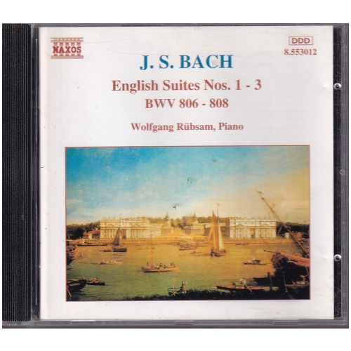 J.S. Bach – English Suites Nos. 1 - 3 BWV 806-808 CD