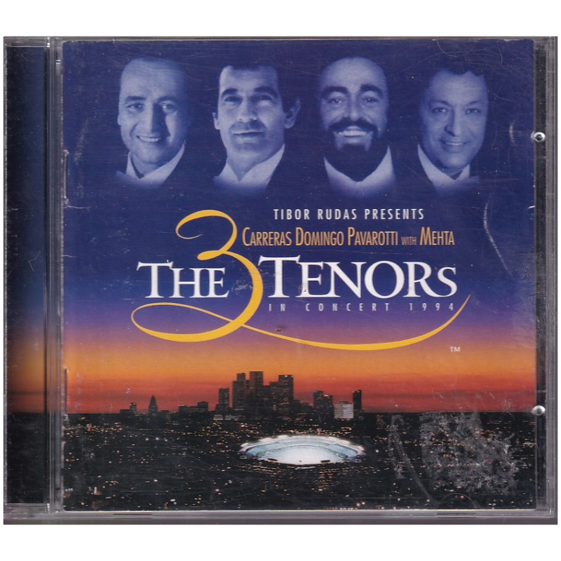 Tibor Rudas presents Carreras - Domingo - Pavarotti With Mehta – The 3 Tenors In Concert 1994 CD