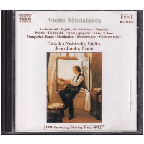 Takako Nishizaki, Jenö Jandó – Violin Miniatures CD