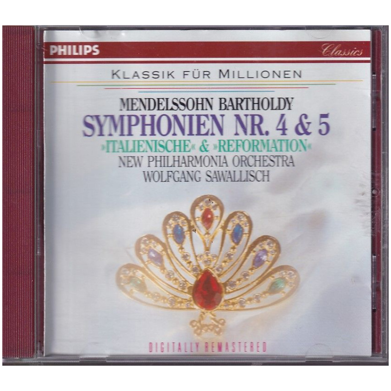 Mendelssohn Bartholdy – Symphonien Nr. 4 & 5 CD