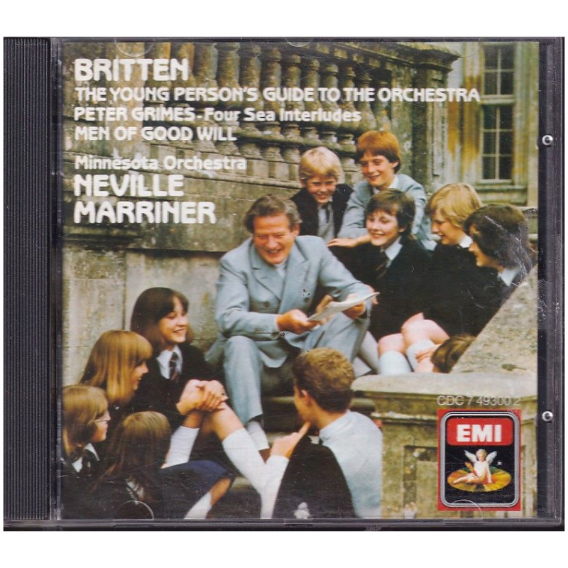 Britten - Neville Marriner – The Young Person's Guide To The Orchestra/ Peter Grimes / Men Of Goodwill CD