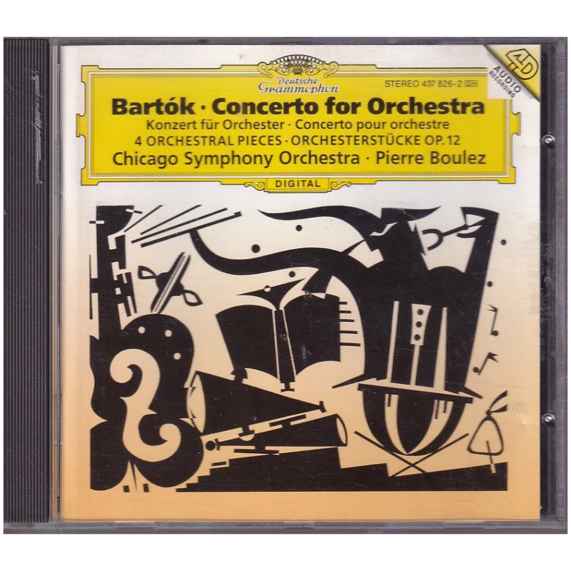 Bartók, Pierre Boulez, Chicago Symphony Orchestra – Concerto For Orchestra CD