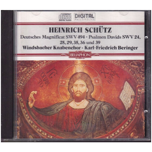 Heinrich Schütz, Windsbacher Knabenchor, Karl-Friedrich Beringer – Deutsches Magnificat Swv 494, Psalmen Davids Swv 24, 25, 29, 35, 36 Und 39 CD