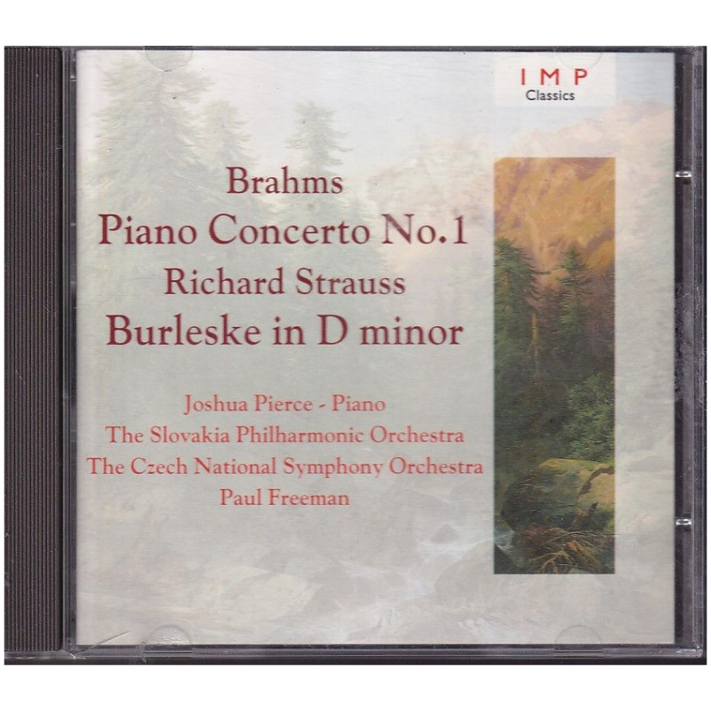 Brahms, Richard Strauss – Piano Concerto No. 1 / Burleske In D Minor CD