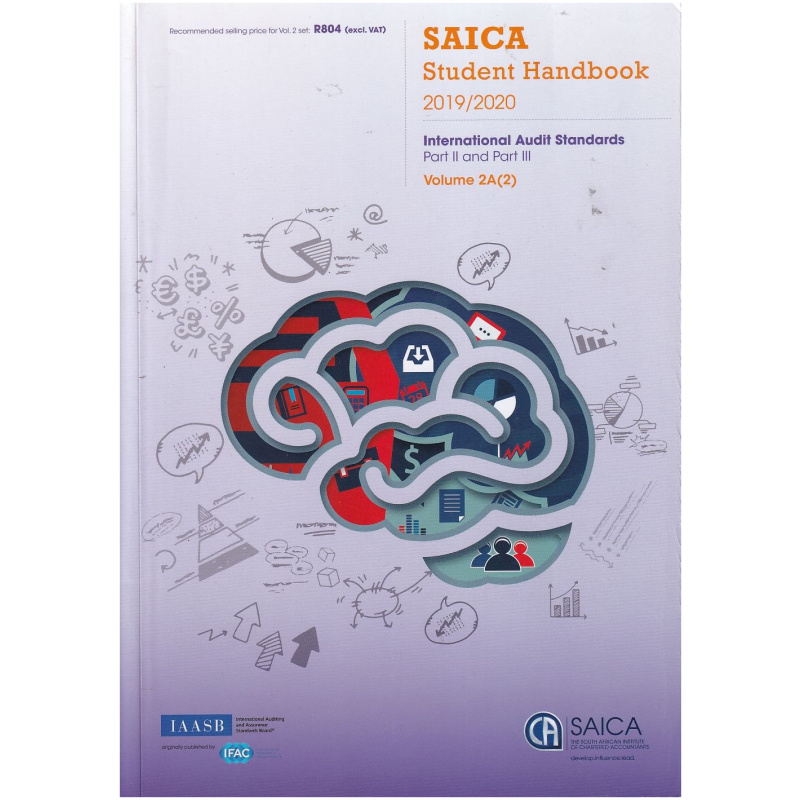 SAICA Student Handbook 2019/2020 - International Audit Standards Parts 1 to 3 - 2-book set