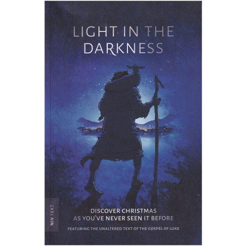 Light in the Darkness - The Holy Bible NIV - Featuring the unaltered text of gospel of Luke - Comic Book Style