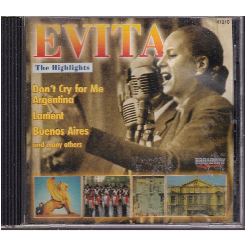 EVITA The Highlights CD - musical