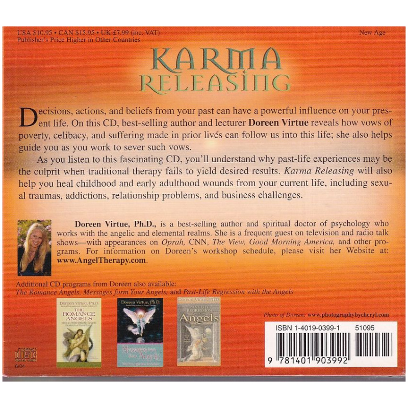 Karma Releasing by Doreen Virtue, Ph.D. - Clearing away painful patterns from your past