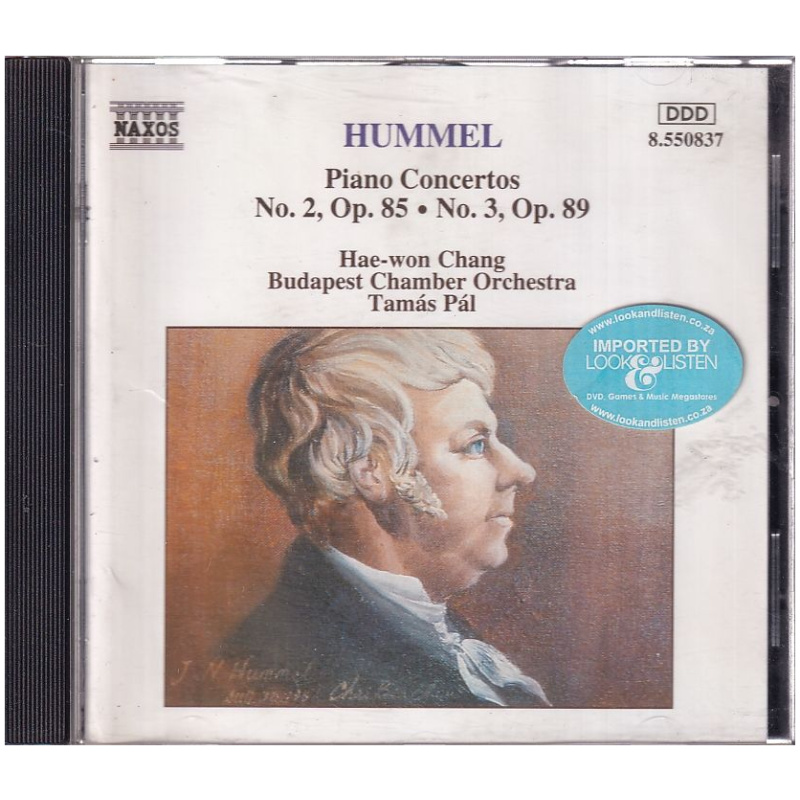 Hummel, Hae-Won Chang, Budapest Chamber Orchestra, Tamás Pál – Piano Concertos No. 2, Op. 85 / No. 3, Op. 89 CD