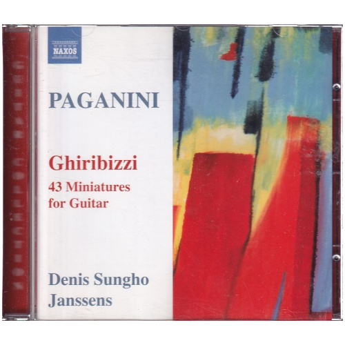 Denis Sungho Janssens, Niccolò Paganini – Paganini - Ghiribizzi: 43 Miniatures For Guitar CD