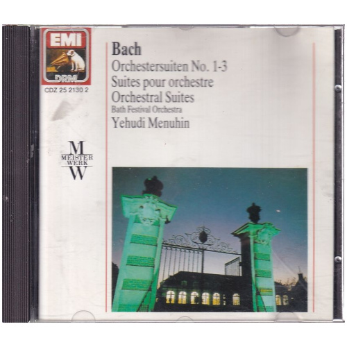 Bach - Bath Festival Orchestra, Yehudi Menuhin – Orchestersuiten No. 1-3 CD