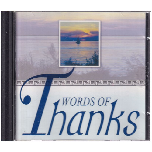 Words of Thanks CD (Christian Art)