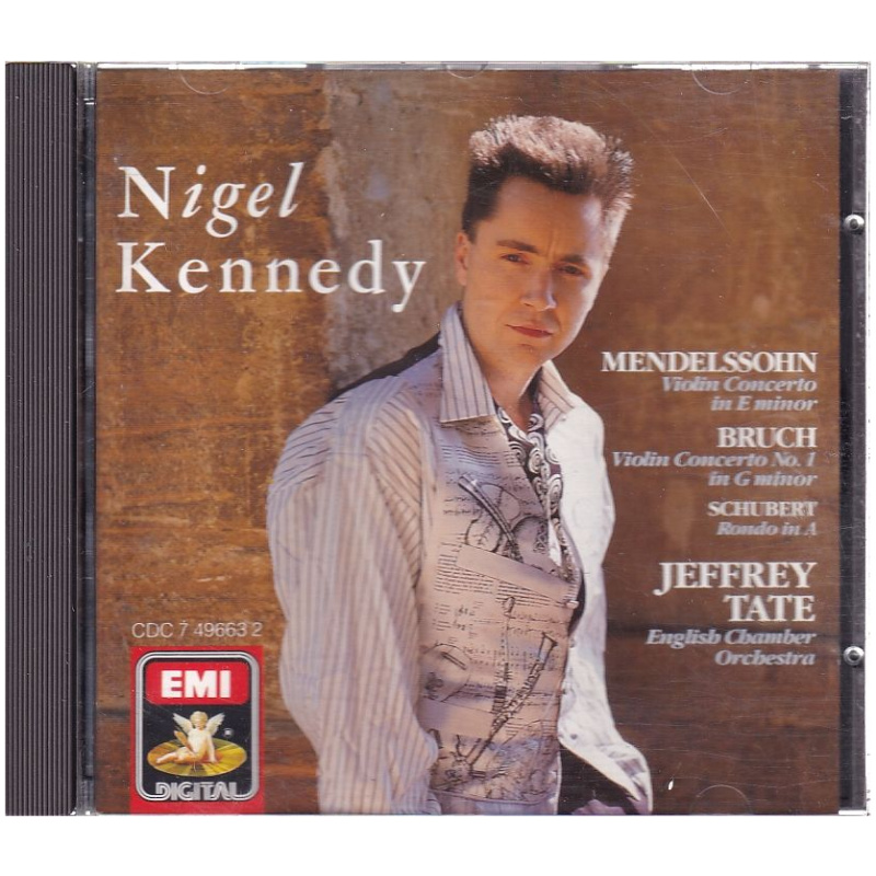 Nigel Kennedy, Mendelssohn, Bruch, Schubert – Violin Concerto In E Minor / Violin Concerto No. 1 In G Minor / Rondo In A CD