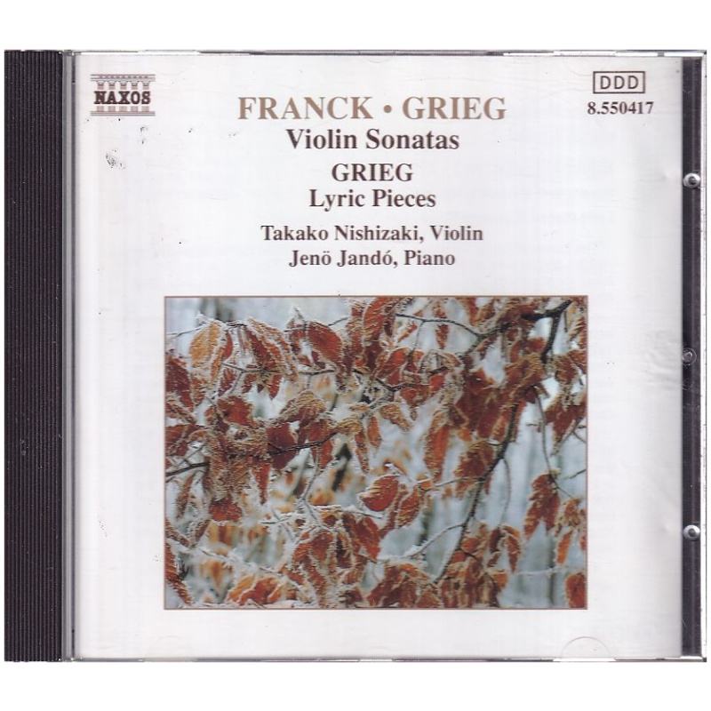 Franck, Grieg- Takako Nishizaki, Jenö Jandó – Violin Sonatas / Lyric Pieces CD