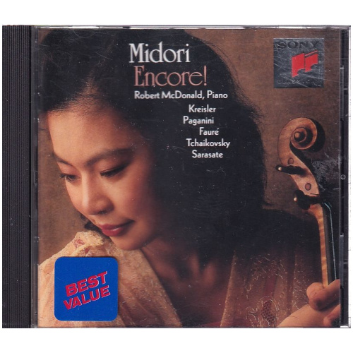 Midori, Robert McDonald – Encore! CD