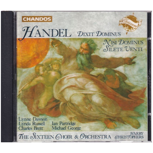 Handel, The Sixteen Choir & Orchestra, Harry Christophers – Dixit Dominus / Nisi Dominus / Silete Venti CD