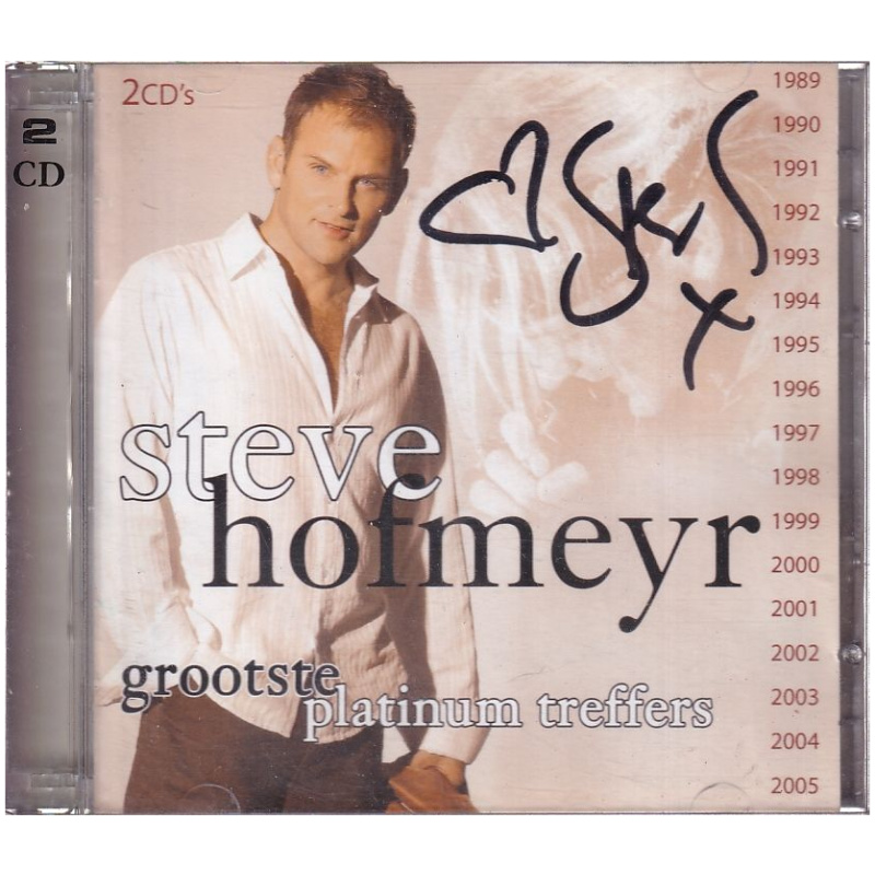 Steve Hofmeyr - Grootste Platinum Treffers (Signed) 2-CD Set