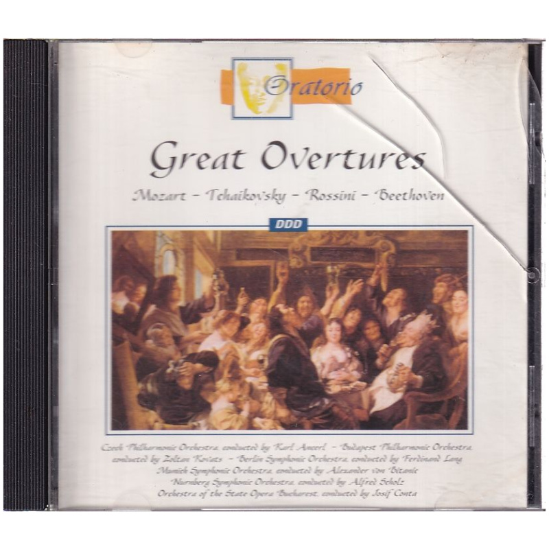 Great Overtures - Mozart - Tchaikovsky - Rossini - Beethoven CD