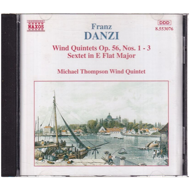 Franz Danzi - Wind Quintets Op. 56, Nos. 1-3 - Sextet in E. Flat Major CD